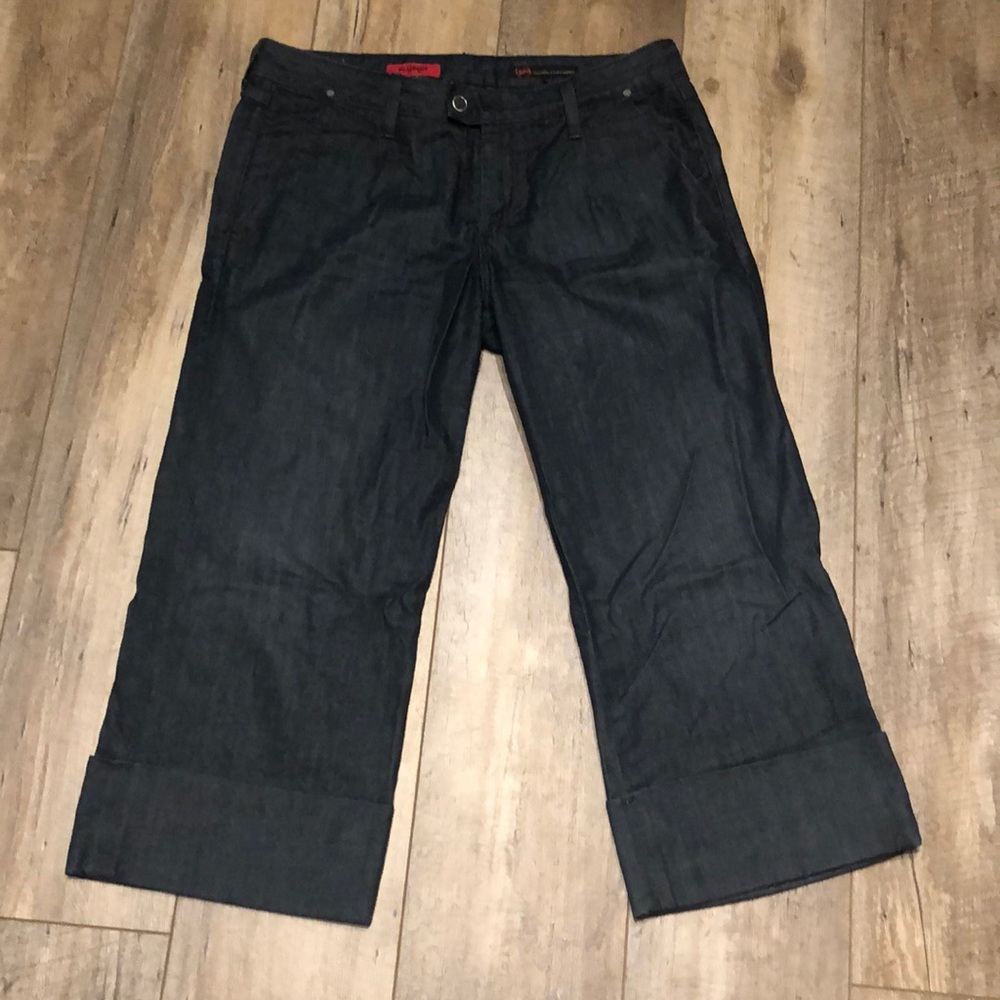 AG The Ginger Cropped Cuffed Denim - Like New